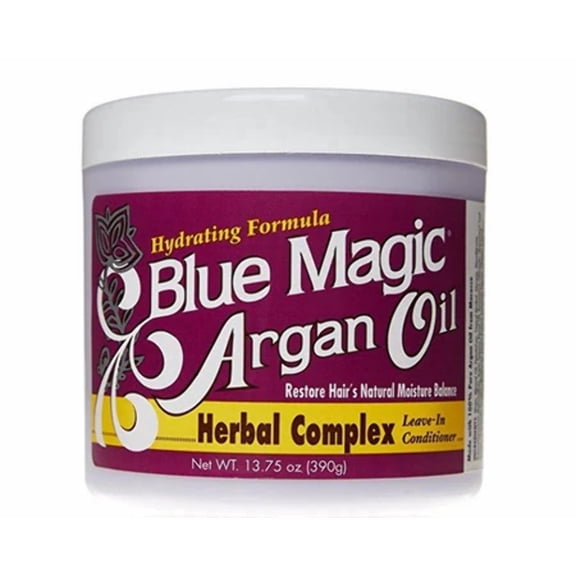 Blue Magic Argan Oil Herbal Complex Leave In Hair Conditioner, 13.75 oz