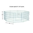 thumbnail image 3 of Mid West Exercise Pen 24 pouces avec porte à serrure Maxx complète, 3 of 3