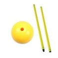 thumbnail image 1 of Langgg Football Sign Rod Detachable Portable with 1 Base Pole Training meter Agility Soccer Yellow 1M, 1 of 5