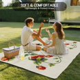 thumbnail image 4 of Ladybugs Eucalyptus Outdoor Rug for Patio/Deck/Porch, Non-Slip Large Area Rug 4 x 6 Ft, Spring Botanical Leaves Green Indoor Outdoor Rugs Washable Area Rugs, Reversible Camping Rug Carpet Runner, 4 of 8