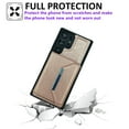 thumbnail image 4 of Allytech Detachable Magnetic Wallet Case for Samsung Galaxy S22 Ultra, 2 in 1 Slim Thin Wallet Case with Credit Card Slots, Shockproof Premium PU Leather Kickstand Cover Case - Rosegold, 4 of 11