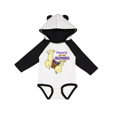 

Inktastic Cute Jumping Alpaca Papa s You Say ALPACA my Bags Gift Baby Boy or Baby Girl Long Sleeve Bodysuit