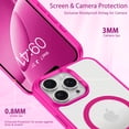 thumbnail image 2 of GUAGUA 2-in-1 Case for iPhone 16 Pro, 6.3" Built-in Invisible Stand, Magnetic Mobile Cover for iPhone 16 Pro, Phone Case with Stand Translucent Red, 2 of 8
