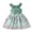 Green, variant on MIXUE Baby Girls Casual Dresses Summer Solid Color Floral Embroidery Crew Neck Ruffle Sleeveless A Line Comfortable Dress Daily-Wear,Green,9-12 Months