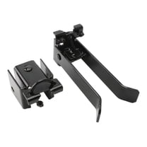 Chain Fence Double Gate 1-5/8" or 2" Frame for Gates (Powder-Coated Black Pressed Steel)