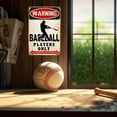 thumbnail image 5 of Baseball Decor Baseball Room Decor for Boys Baseball Gifts for Boys 8-12, Baseball Accessories for Boys Bedroom Decoration Vintage Metal Sign 8x12 inch, 5 of 9