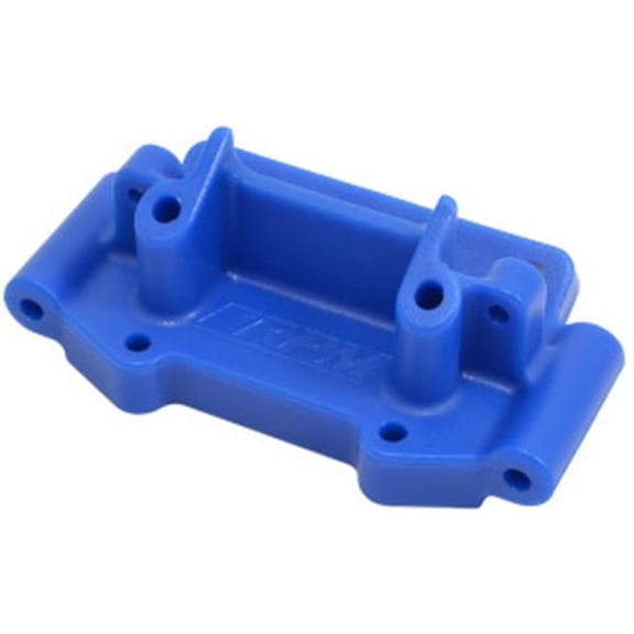 RPM R-C Products  Blue Front Bulkhead for most Traxxas 1by10 scale 2wd Vehicles