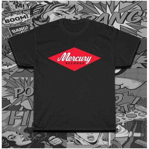VINTAGE Mercury Records Men's T-Shirt American Size S-5XL T-Shirt