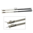 thumbnail image 3 of 10pairs Metal Glasses Eyewear Flex Temple With Tip Metal Eyeglasses Spectacles Spring Rod T012B GRAY, 3 of 5