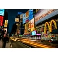 thumbnail image 2 of Gaudet, Guilliame 18x13 Black Ornate Wood Framed with Double Matting Museum Art Print Titled - Times Square Rays of Light IV, 2 of 4