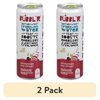 (2 pack) BUBBL'R Antioxidant Sparkling Water, pomegranate acai refresh'r, 12 fl oz Can