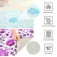 thumbnail image 6 of RMDQTR 16" × 24" Rectangle Shape Bathroom Rugs Plush Toilet Base Mat Soft Rugs Non Slip Absorbent Pink Purple Lotus, 6 of 9