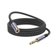 thumbnail image 1 of wonima02 MOSWAG 3.5mm Extension Cable 32.8FT/10M Audio Male to Female Stereo Extension Adapter Nylon Braided Cord Compatible for Home/Car Stereos Smartphones Headphones Tablets Media Players and More, 1 of 1