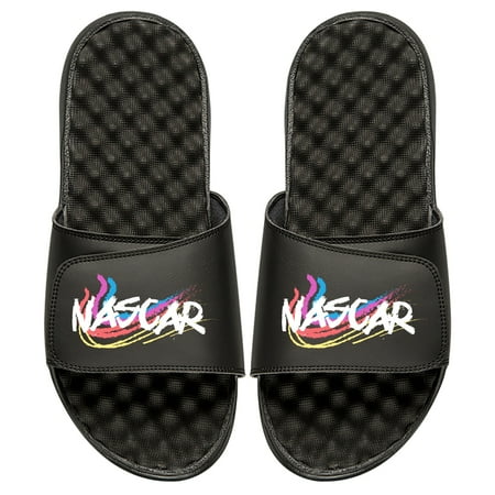 

Men s ISlide Black NASCAR Retro Slide Sandals
