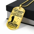 thumbnail image 3 of Husband Custom Necklace - Perfect Husband Necklace - Gift For Husband - Necklace For Husband - Fathers Day Gift Form Wife - Graphic Military Dog Tag Necklace (Optional Personalized Engraving), 3 of 5