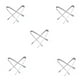thumbnail image 3 of Juego de 10 pinzas para azúcar de acero inoxidable, pinzas para cubitos de hielo, pinzas para dulces, pinzas para azúcar, pinzas para servir espaguetis, pinzas para ensalada, pinzas para repostería,, 3 of 6