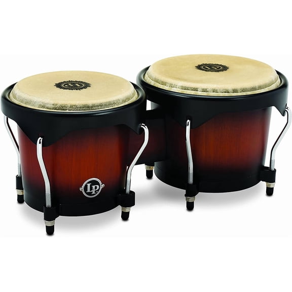Latin Percussion LP601NY-VSB LP City Wood Bongos - Vintage Sunburst