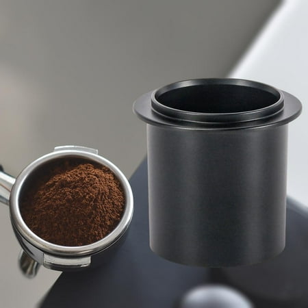 

Espresso Dosing Cup Aluminum Alloy Coffee Sniffing Mug Feeder for Espresso Machine Kitchen Coffee Tamper 58mm black
