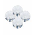 thumbnail image 7 of 15 Inch Round Placemats Set of 4, Blue White Pumpkin Non Slip Heat Insulation PP Table Mats, Fall Thanksgiving Eucalyptus Coastal Washable Place Mats for Kitchen Dining Party Table Decor, 7 of 7