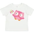 thumbnail image 3 of Inktastic Pink Owl and Butterfly Girls Toddler T-Shirt, 3 of 5