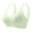 Green, variant on Wireless Bra for Women, Thin Summer Comfortable Seamless Back, Ice Silk Plus Size Fixed Cup Lingerie in Beige