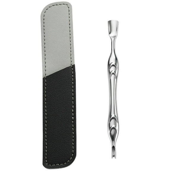 Double Ended Cuticle Pusher 2 in 1 Cuticle Cutter Stainless Steel Cuticle Pusher Remover Manicures Tool Nails Care Tool