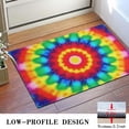 thumbnail image 3 of Rainbow Tie Dye Circular Pattern Door Rugs,Washable Non Slip Door Mats Indoor,Decorative Door Mats,Entry Mat Indoor for Entrance,Bedroom,Kitchen,Bathroom,16"x24", 3 of 6