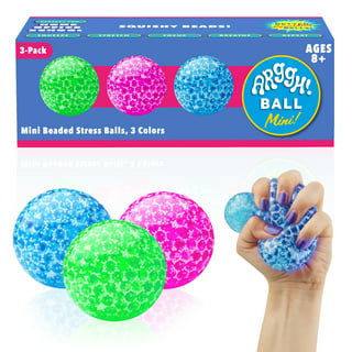 LAST CHANCE - LIMITED STOCK - SALE - 6 Fruit Water Bead Filled Squeeze  Stress Balls - Sensory, Stress, Fidget Toy Gel Balls