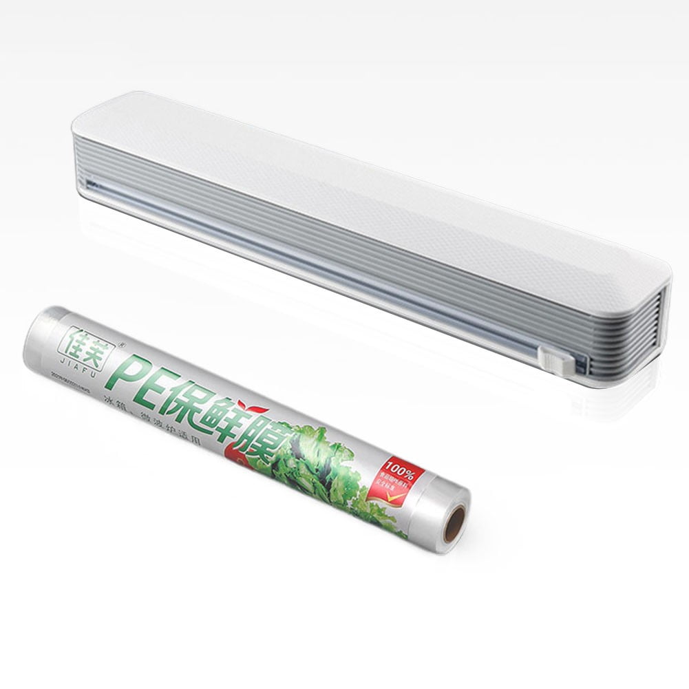 Cling Film Wrap Dispenser Plastic Wrap Cutter Food Wrap