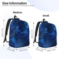 thumbnail image 2 of Disketp Pegasus Night Sky print Canvas Backpack Lightweight Travel Daypack Student Rucksack Laptop Backpack-Small, 2 of 5