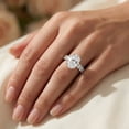 thumbnail image 4 of Pompeii Certified 6Ct Oval Diamond Engagement Ring 14k Gold Lab Grown (F/G,VS1-VS2), 4 of 5