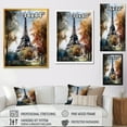 thumbnail image 4 of DESIGN ART Designart "Paris On A Sunny Day Ii" City Paris Canvas Prints 24 in. wide x 32 in. high, 4 of 5