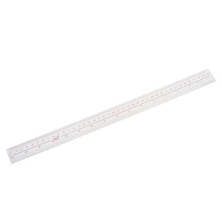 Westcott Hole Punched Wood Ruler English and Metric With Metal Edge, 12  Inches
