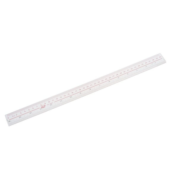 New Arrivals 40cm 16 Inches Length Measure Clear Plastic Straight Edge Ruler