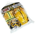 thumbnail image 5 of CAT: Construction Worker Vest - Yellow & Black - 5pc Set, Pretend Play Outfit & Toy Accessories, Helmet-Goggles-Gloves-Earmuffs, Licensed, Kids Ags 3+, 5 of 8