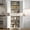 White, variant on Aiho Storage Cabinet with Drawer, Freestanding Floor Cabinet with Doors, 28.5 x15.3 x70.8 Inches, Adjustable Shelf, for Kitchen, Bathroom, Living Room - White