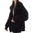 thumbnail image 3 of WEHUSE Hoodies For Women Zip Up Hoodie Oversized Sweatshirt Jackets Casual Fall Winter Coats, 3 of 6