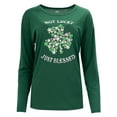 thumbnail image 4 of Way To Celebrate Women's St. Patrick's Day Long Sleeve Graphic T-Shirt, Sizes S-XXXL, 4 of 9