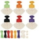 thumbnail image 2 of Kit de punto de gnomos navideños con instrucciones • Materiales DIY para hacer gnomos de Papá Noel • Hilo de algodón de 6 colores • Tamaño terminado de 35x3cm • Set completo de manualidades, 2 of 9