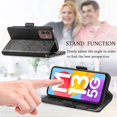 thumbnail image 3 of Compatible With Samsung Galaxy M13 5g Rfid Blocking Leather Wallet Case Card Holder Flip Folio Shockproof Cover, 3 of 3