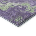 thumbnail image 3 of Addison Rugs Mayfield Premium Machine Washable Transitional Abstract Purple Rectangle Rug, 3' X 5' Machine Washable Transitional Abstract Purple Oversized Sherpa Throw Blanket, 3 of 7