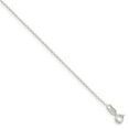 thumbnail image 6 of Sterling Silver 0.95mm Cable Chain Necklace Size 16, 6 of 7