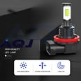thumbnail image 3 of 8000K Ice Blue LED Headlight Bulbs Combo Kit For Nissan Murano 2015-2018, 3 of 10