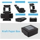 thumbnail image 5 of 30 paquetes de cajas cuadradas de papel kraft negro de 2,5 x 2,5 x 1,2 pulgadas con ventanas transparentes, 5 of 9