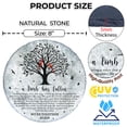 thumbnail image 5 of 8'' Memorial Garden Stone for Loss of Loved One, Condolences Sympathy Gift, Weatherproof Outdoor Memorial Garden Stones, Remembrance Natural Stone with Stand, Card, Cardinal A Limb Has Fallen, 5 of 8