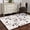 Mocha Brown White, variant on Area Rug for Living Room, Farmhouse Coffee Cup Non-Slip Indoor Large Carpet for Bedroom/Dining Room, Vintage Coffee Beans Love Heart Washable Low-Profile Rectangle Floor Mat Runner Rugs - 2.7 x 5 Ft