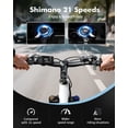 thumbnail image 3 of Actbest 27.5" Electric Bike for Adults, 21-Speed, 500W Motor, 48V 10.4Ah, Full Suspension, Long Range, Mountain Ebike for Man Teens, 3 of 8