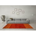 thumbnail image 3 of Ahgly Company Indoor Rectangle Abstract Yellow Modern Area Rugs, 8' x 10', 3 of 4