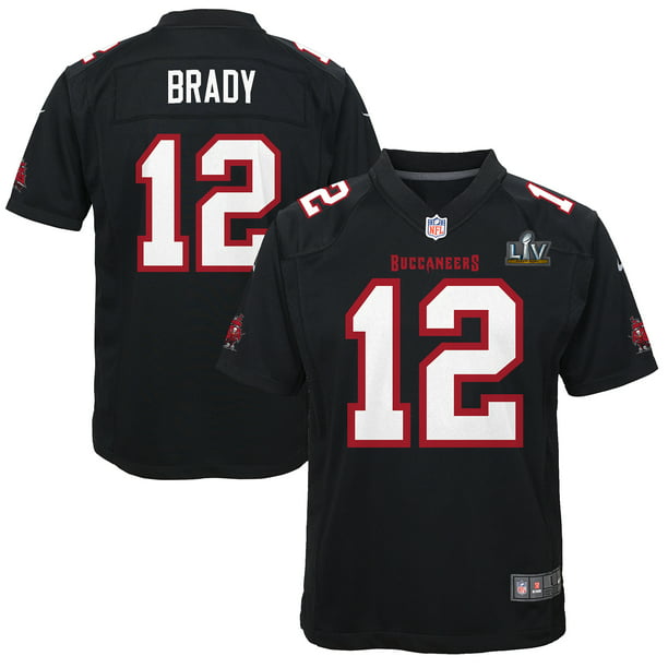 Tom Brady Tampa Bay Buccaneers Nike Youth Super Bowl LV Bound Game Fashion Jersey - Black