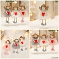 thumbnail image 2 of Miangastore Heart-shaped Plush Pendant Hanging Decor 1Pack 5.9x3.5x1.2in, 2 of 8